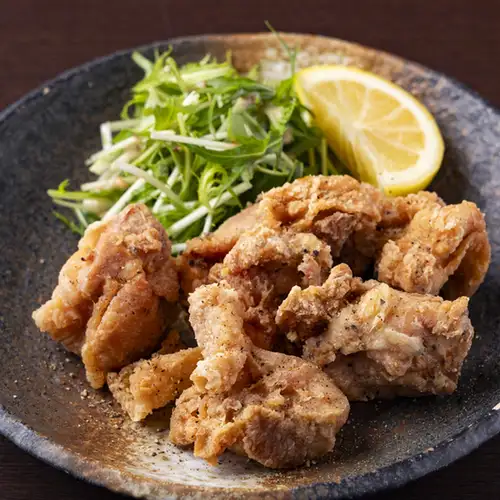 Deep fried chicken thighs