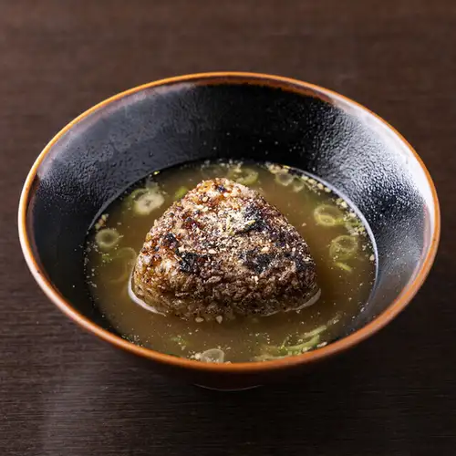 Grilled rice ball onigiri