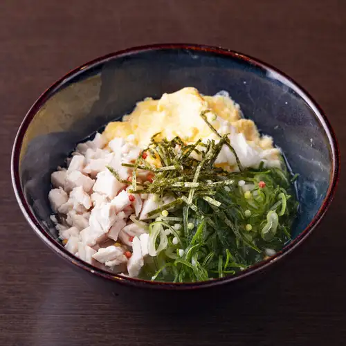 Chicken broth rice porridge