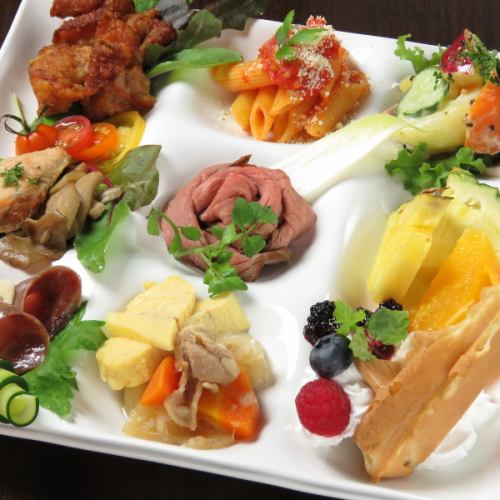 There's a wide variety of dishes that are visually appealing as well ☆ Eat as much as you like!