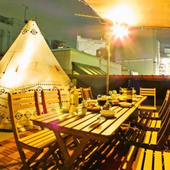 Perfect for drinking outside! Terrace seats! 4 people ~ BBQ!!