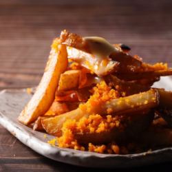 からすみのフライドポテト