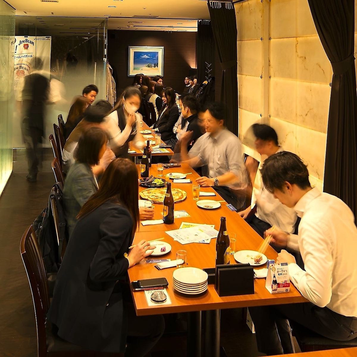 완전 개인실 완비 ♪ 각종 연회 · 2 차회에 추천! 100 명까지 가능!