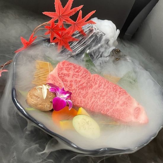 ◆完全個室のプライベート空間で、A5ランク黒毛和牛を味わう◆