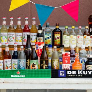 ビアガーデンの飲み放題はナント100種類！