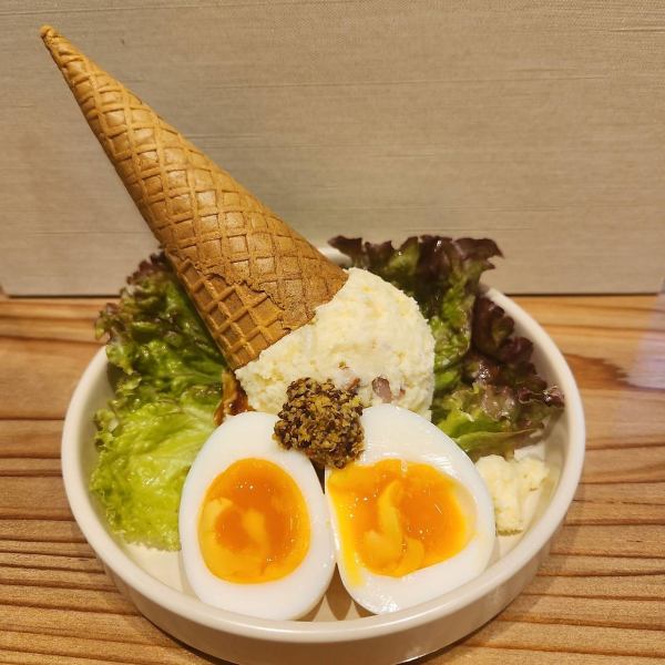 [Our most popular dish!] "Potato salad" that looks like ice cream drops