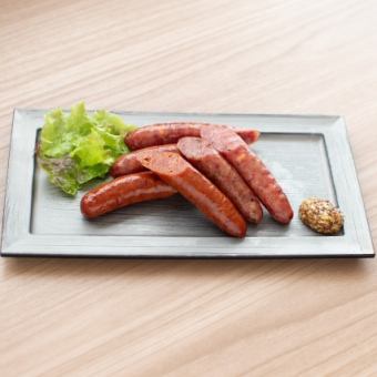牛たんソーセージ3種(チーズ・ハーブ・チョリソー)