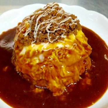 Agu teriyaki mozuku sauce fried rice