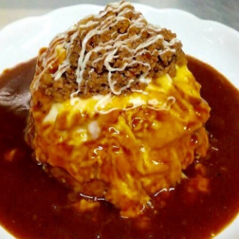 アグー照り焼きもずく あんかけチャーハン