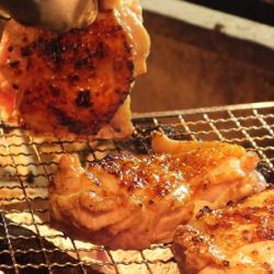 大山地鶏の一枚焼き
