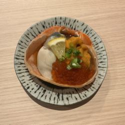 痛風海鮮甲羅盛