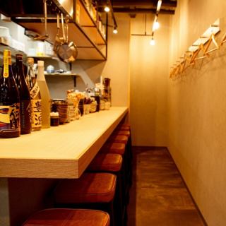 카운터 석 준비! 대화를 즐기면서 즐거운 시간을 보내 주세요 ♪