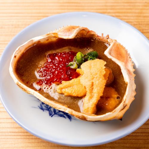 海鮮カニ甲羅盛