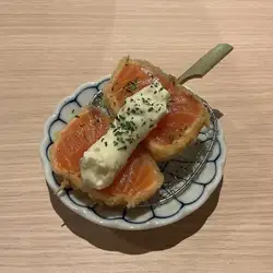 Salmon Rare Tartare Tempura