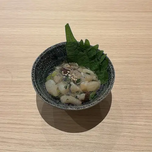 Octopus with wasabi / Salted squid