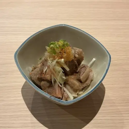 Beef tendon ponzu sauce