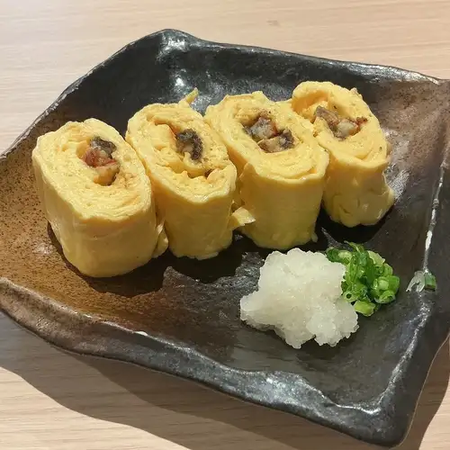 Eel rolled omelet