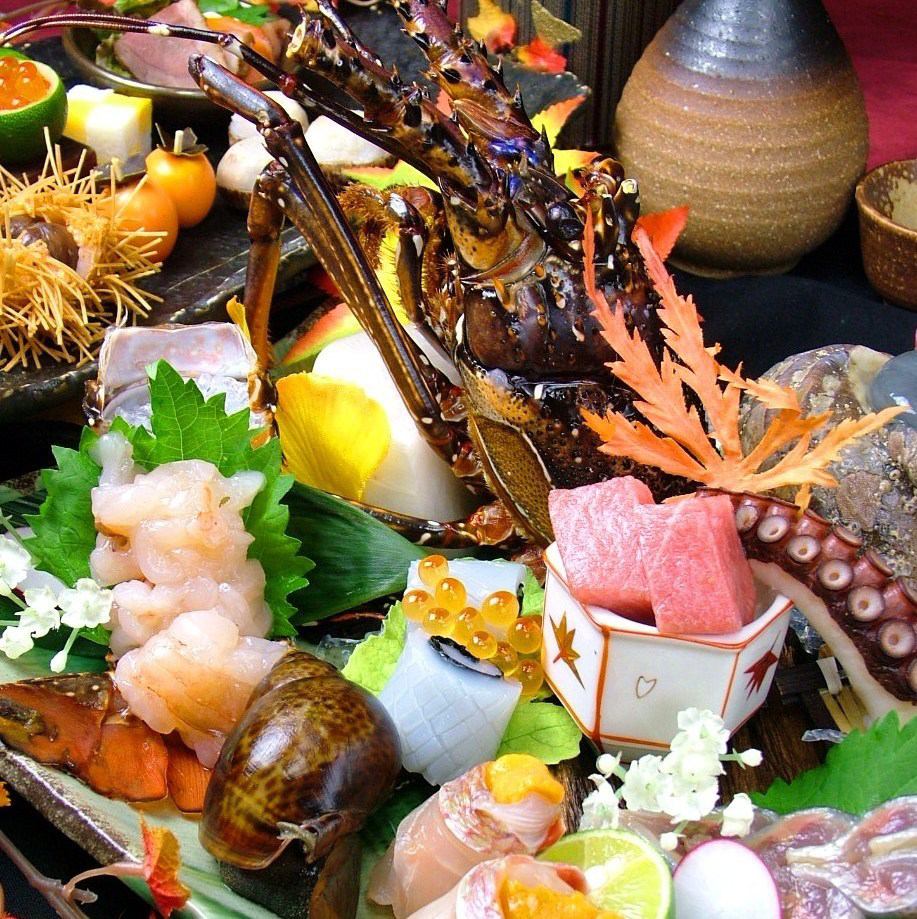 【豪華旬の味覚】大人の隠れ家[侍]は旬の魚料理を提供。最高のおもてなしをお約束。