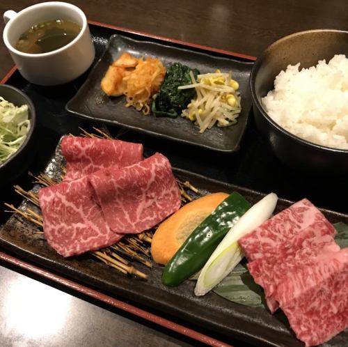 Today's Yamagata beef set meal
