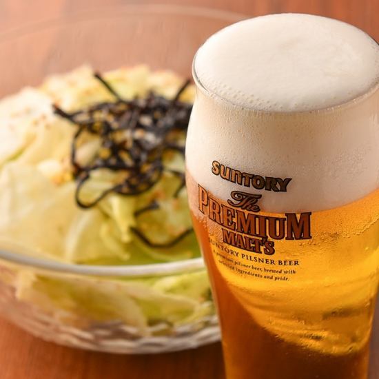 带优惠券的无限畅饮1,680日元！生啤酒1,980日元！