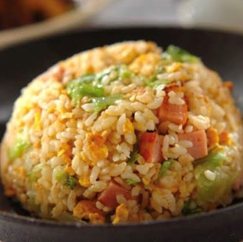 Lettuce fried rice