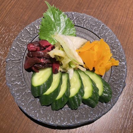 漬物盛り合わせ