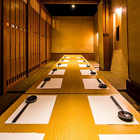 10名様～30名様程度までご利用いただける掘りごたつ個室完備◎