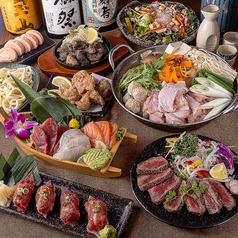 3h飲み放題付き鮮魚のお造りに絶品鶏ちゃんこコース全8品4000円