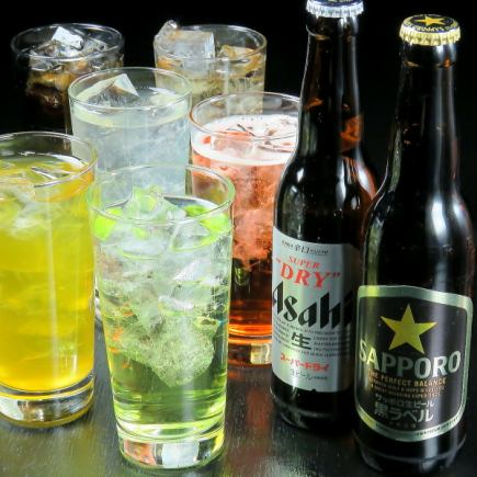 【4人以上適用】1套“含啤酒無限暢飲套餐”