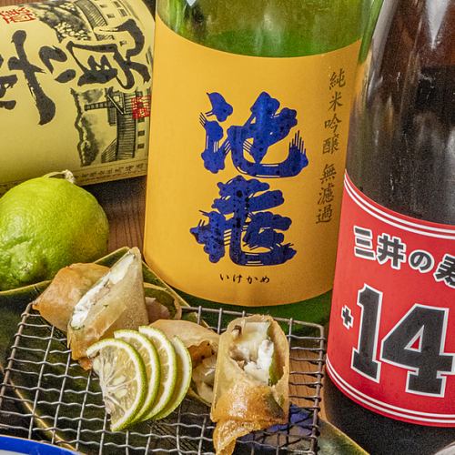 Smack your lips with Japanese sake and seasonal appetizers◇