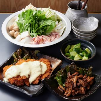 冬季限定！2H飲み放題付き☆　【ぢどり鍋コース　4000円(税込)】