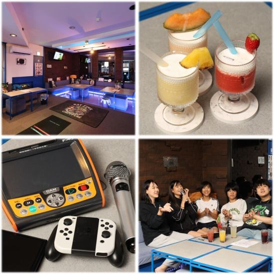 ドリンクメニューが充実!食べ物の持込みOK!パーティーに最適なレンタルスペース☆