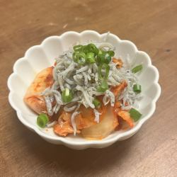しらすキムチ 胡麻油
