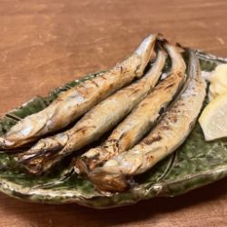 子持ちししゃも炙り焼き
