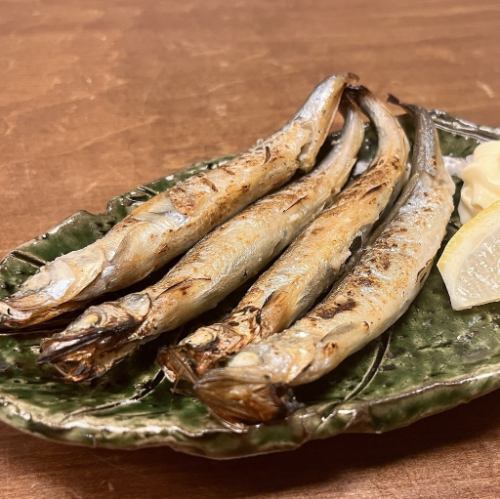 子持ちししゃも炙り焼き