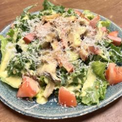 コーンドレッシングのきのこサラダ