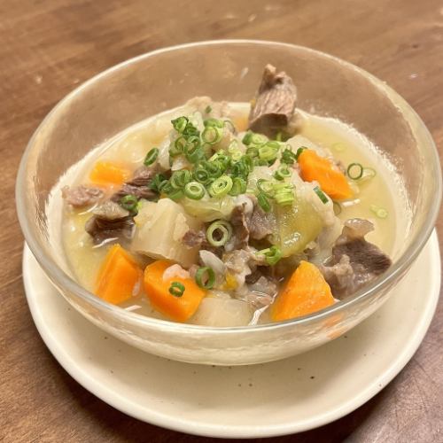 牛すじ塩煮込み