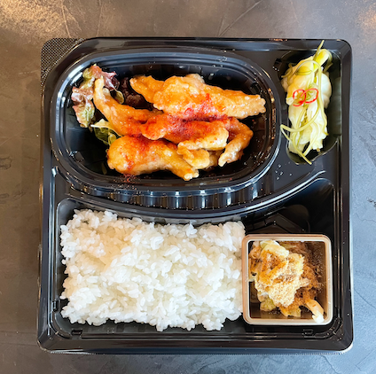 鶏のプリプリマヨ和え弁当