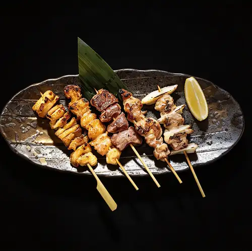 鳥王焼き鳥五種盛り