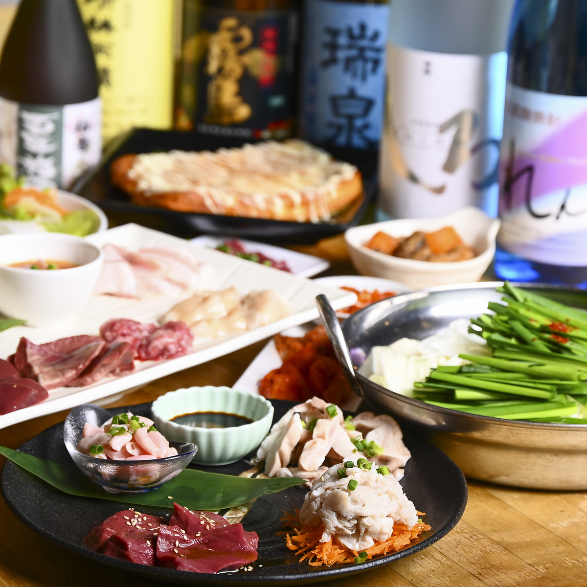 店主が選んだブランドの“上レバー”や、コラーゲンたっぷりのコプチャンのホルモン焼