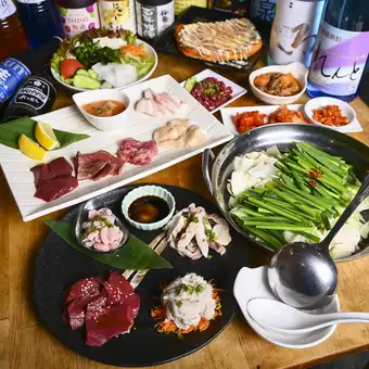 【贅沢宴会】焼鍋フルコース！5,500円(税込)で焼きも鍋も飲み放題も2.5時間！お腹いっぱいだよ！