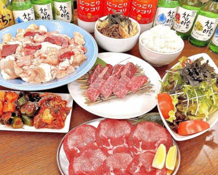 [Includes 90 minutes of all-you-can-drink] 10-course petitto course using specially selected Japanese beef 4,928 yen (tax included)