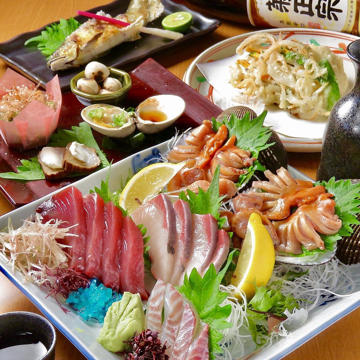 【元町駅から徒歩1分】　3時間飲放題付きコース　5,000円～