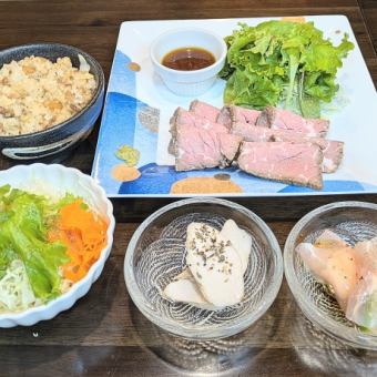 【リーズナブルに楽しめる！】とろけるローストビーフを含む6品コース