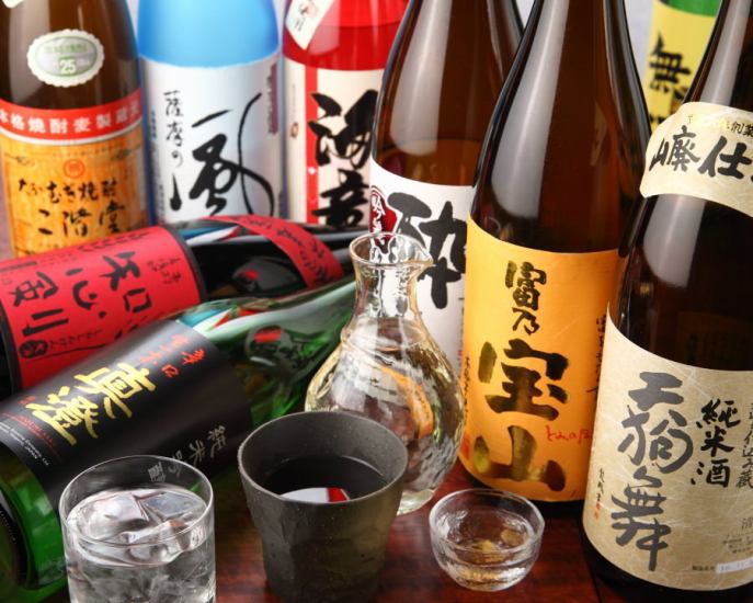 There are many premium sake brought from all over Japan ♪ It is a liquor that can be enjoyed reasonably!