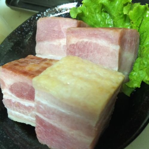 厚切りベーコンステーキ