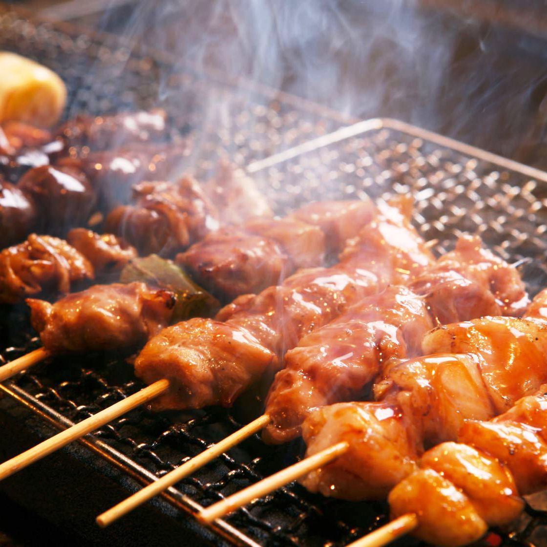 Cheap and delicious! Delicious skewers (from 100 yen) are available♪