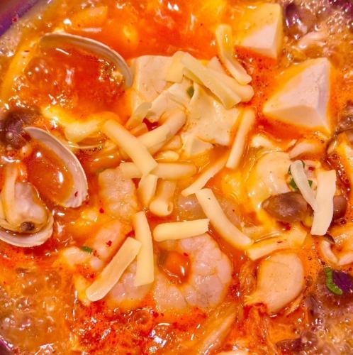 双倍芝士嫩豆腐汤火锅