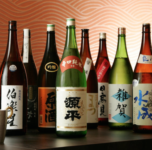 [Very popular all-you-can-drink sake]