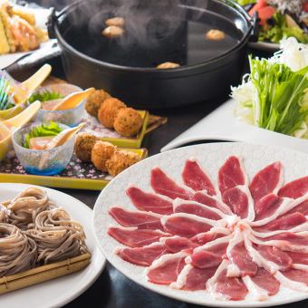 Only now! [All-you-can-drink for 2 hours] Duck shabu-shabu course at a soba restaurant + all-you-can-drink sake for 6,500 JPY (incl. tax)